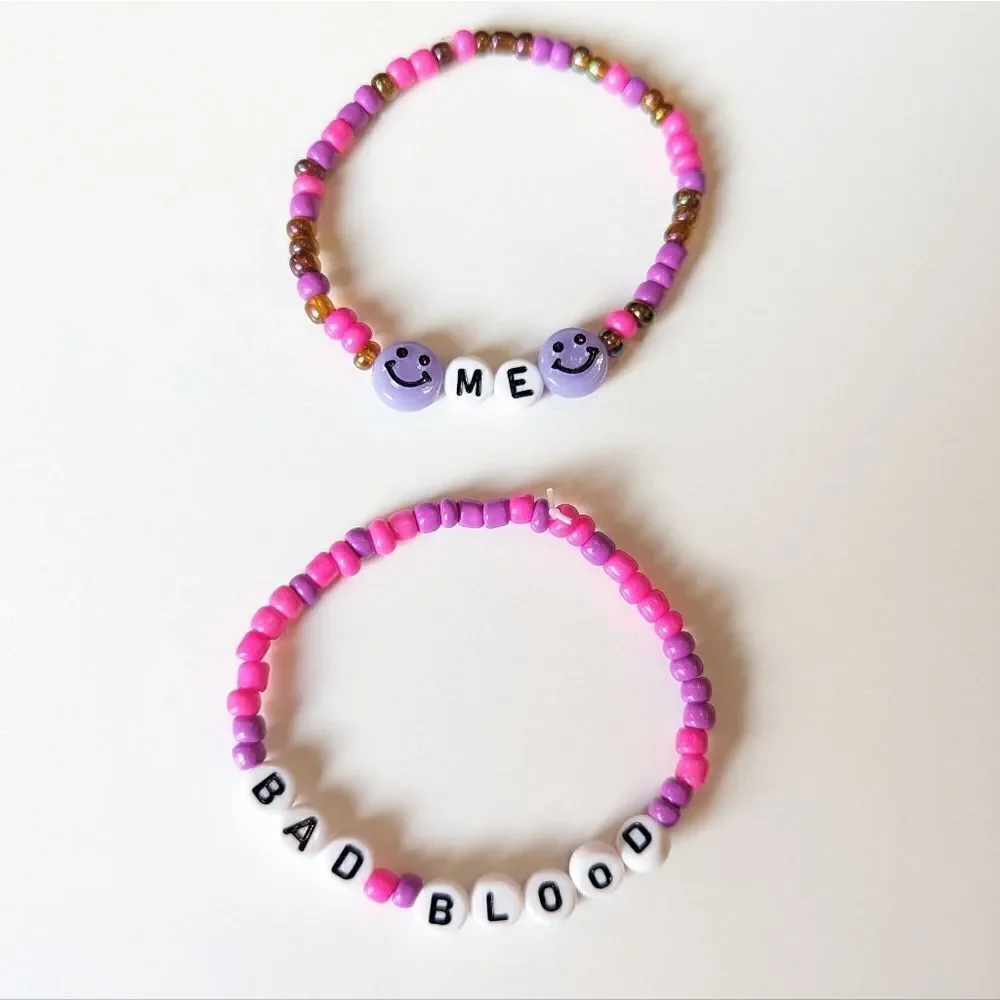 4 Taylor Swift Handmade Bracelets Bad Blood Combo
